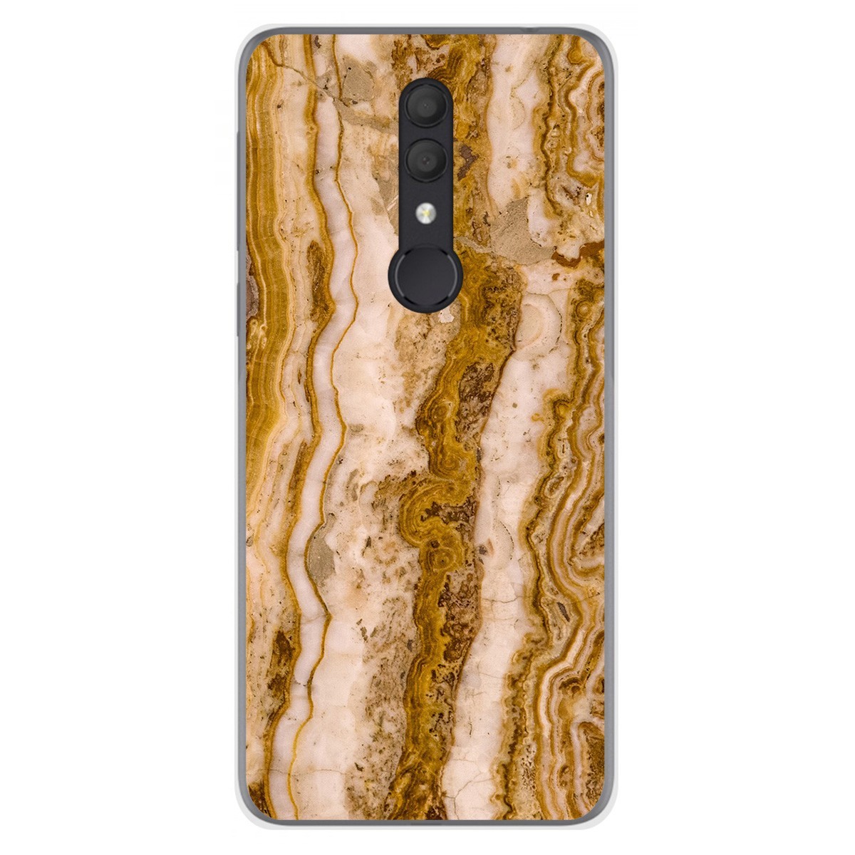 Funda Gel Tpu para Alcatel 1X 2019 diseño Mármol 10 Dibujos