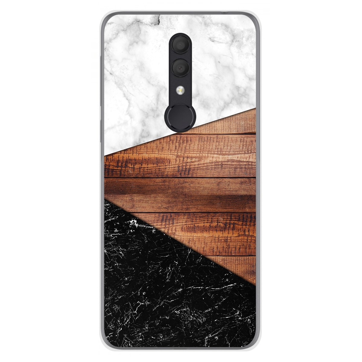 Funda Gel Tpu para Alcatel 1X 2019 diseño Mármol 11 Dibujos
