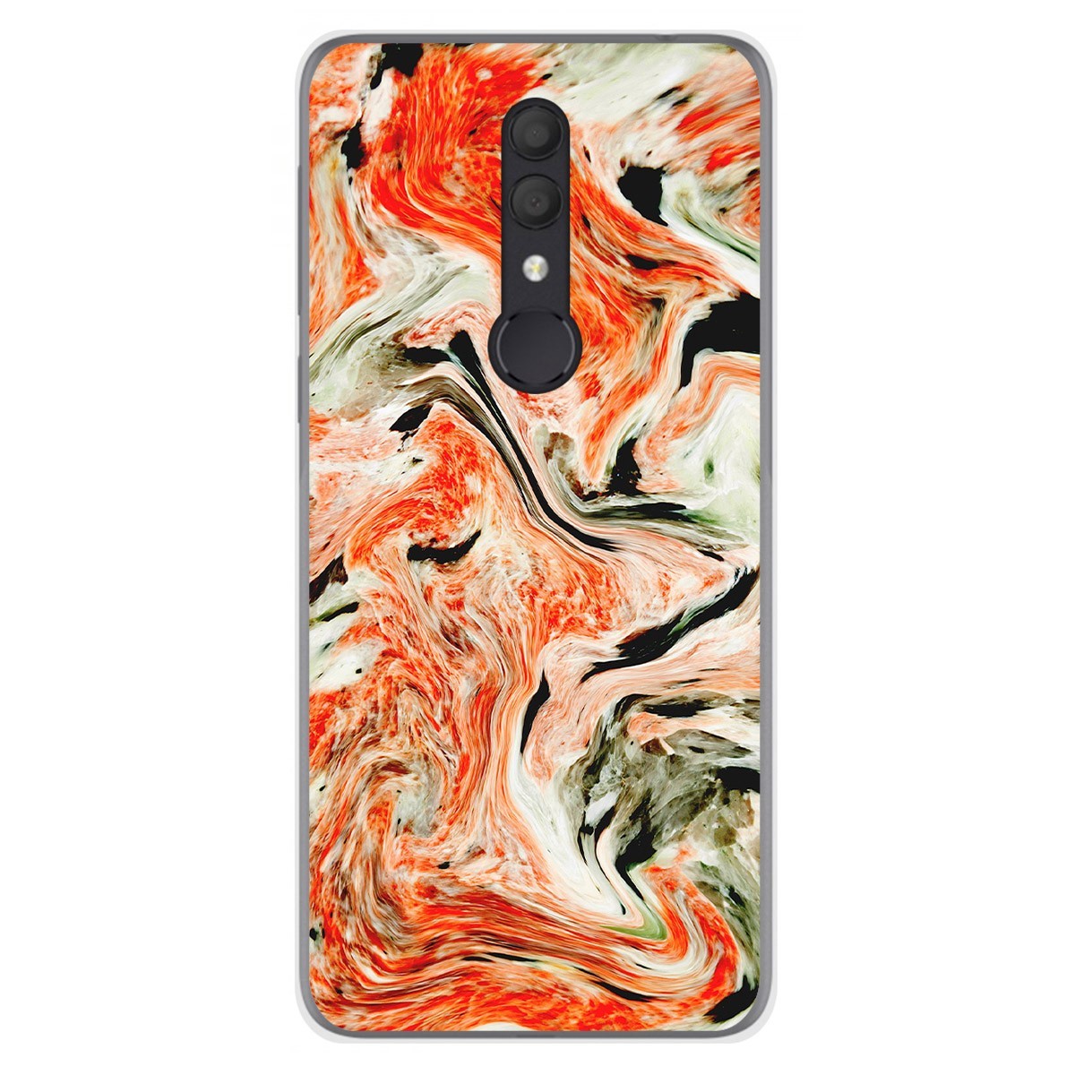 Funda Gel Tpu para Alcatel 1X 2019 diseño Mármol 12 Dibujos