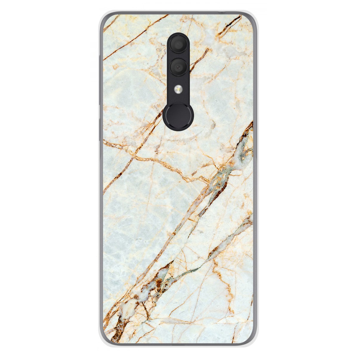 Funda Gel Tpu para Alcatel 1X 2019 diseño Mármol 13 Dibujos