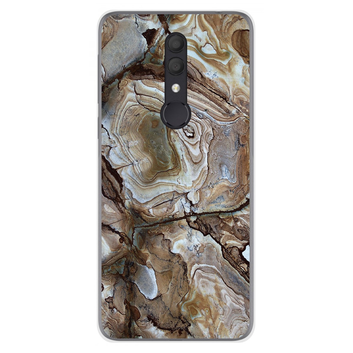 Funda Gel Tpu para Alcatel 1X 2019 diseño Mármol 14 Dibujos