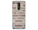 Funda Gel Tpu para Alcatel 3 2019 diseño Ladrillo 01 Dibujos