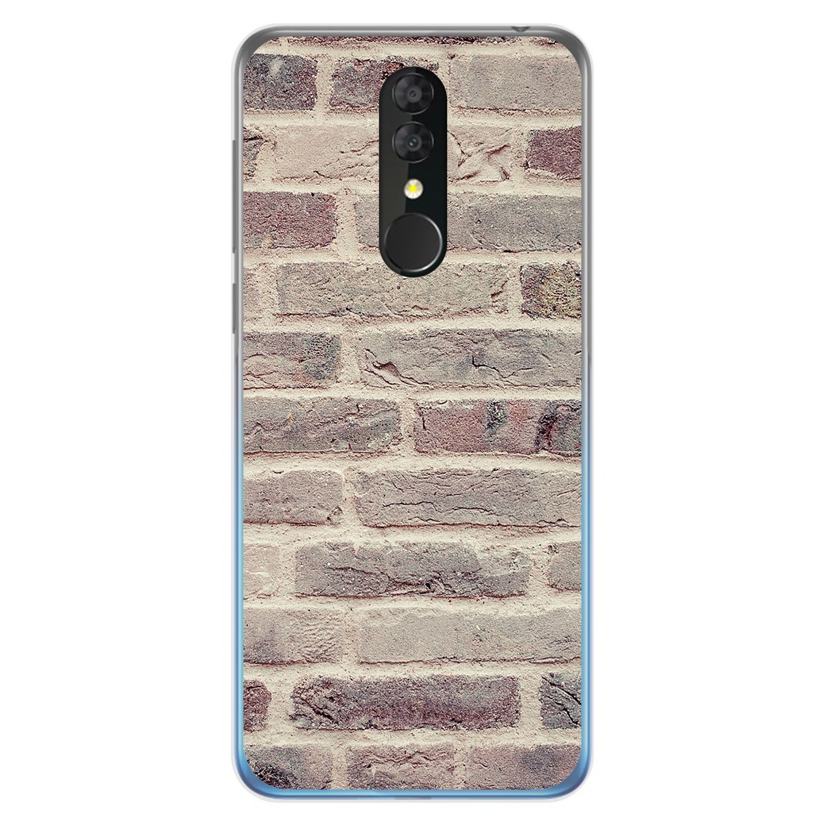 Funda Gel Tpu para Alcatel 3 2019 diseño Ladrillo 01 Dibujos