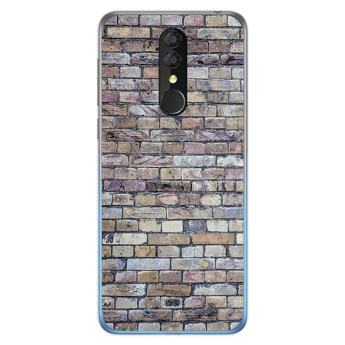 Funda Gel Tpu para Alcatel 3 2019 diseño Ladrillo 02 Dibujos