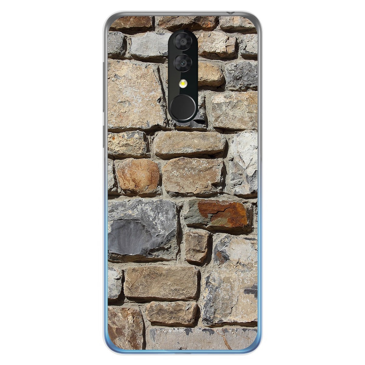 Funda Gel Tpu para Alcatel 3 2019 diseño Ladrillo 03 Dibujos