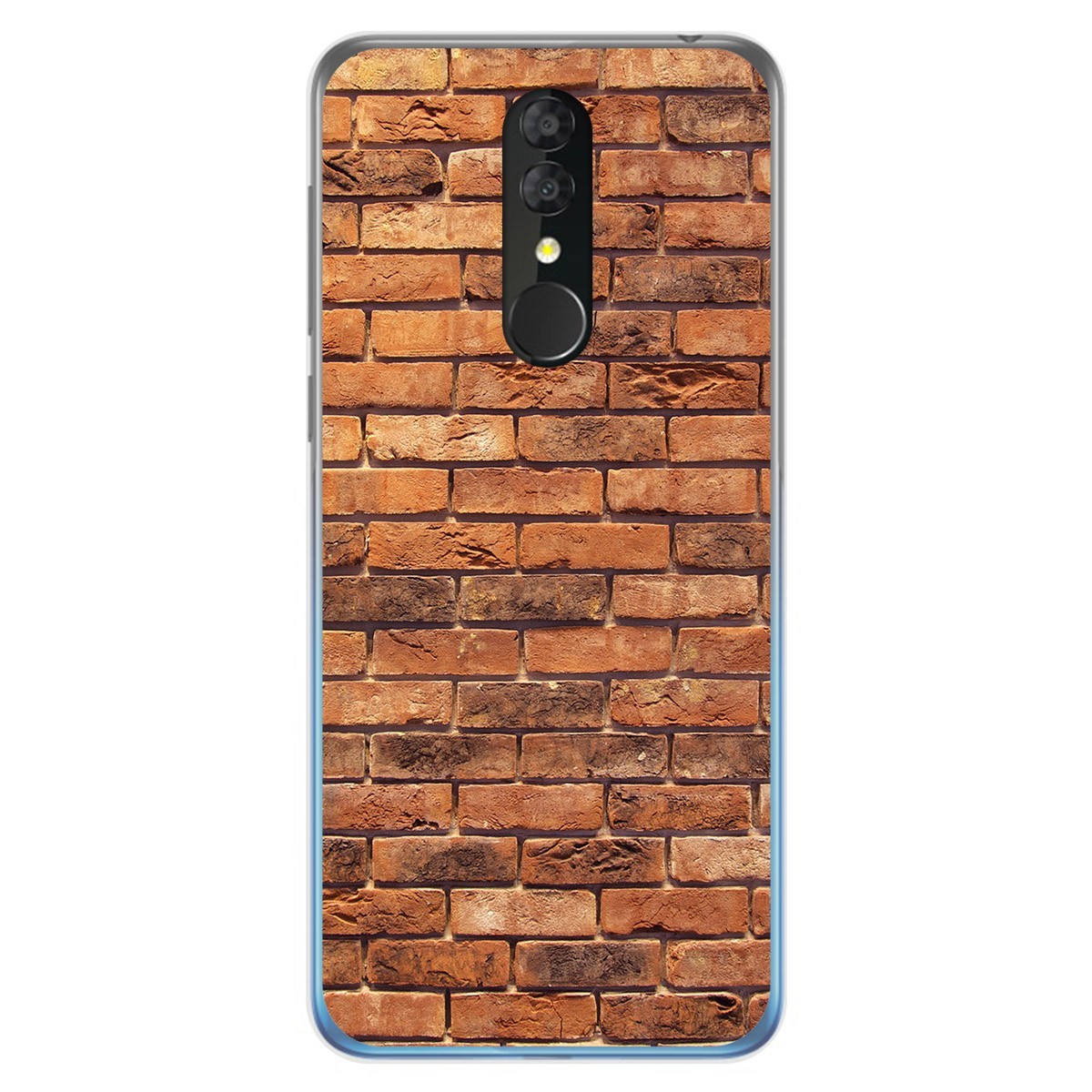 Funda Gel Tpu para Alcatel 3 2019 diseño Ladrillo 04 Dibujos