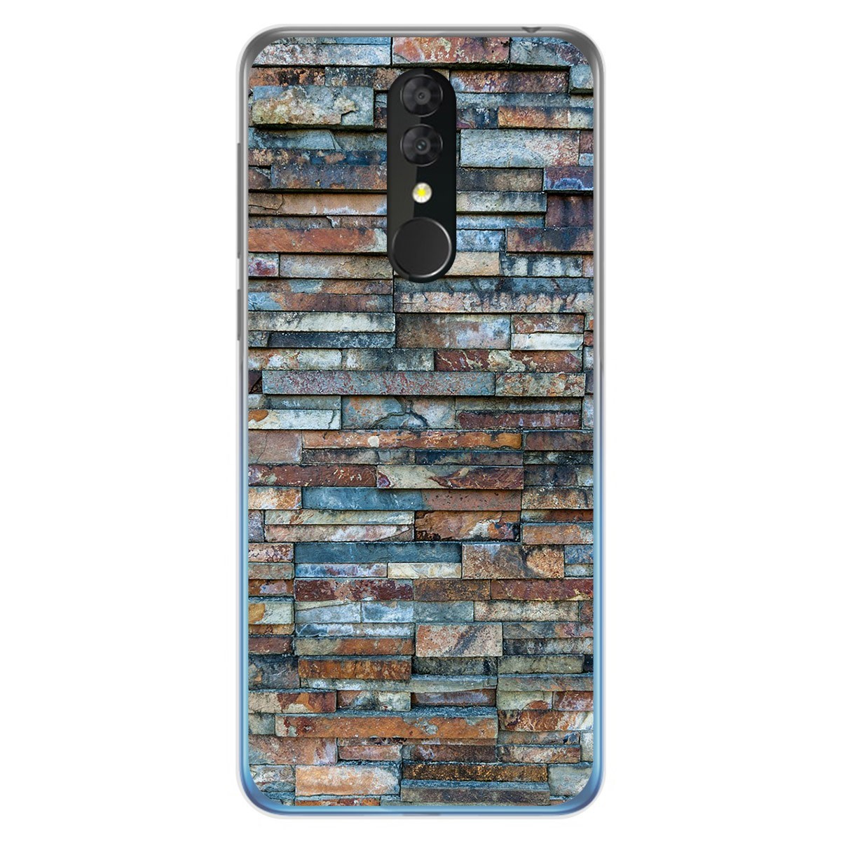 Funda Gel Tpu para Alcatel 3 2019 diseño Ladrillo 05 Dibujos