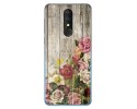 Funda Gel Tpu para Alcatel 3 2019 diseño Madera 08 Dibujos