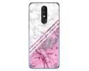 Funda Gel Tpu para Alcatel 3 2019 diseño Mármol 03 Dibujos