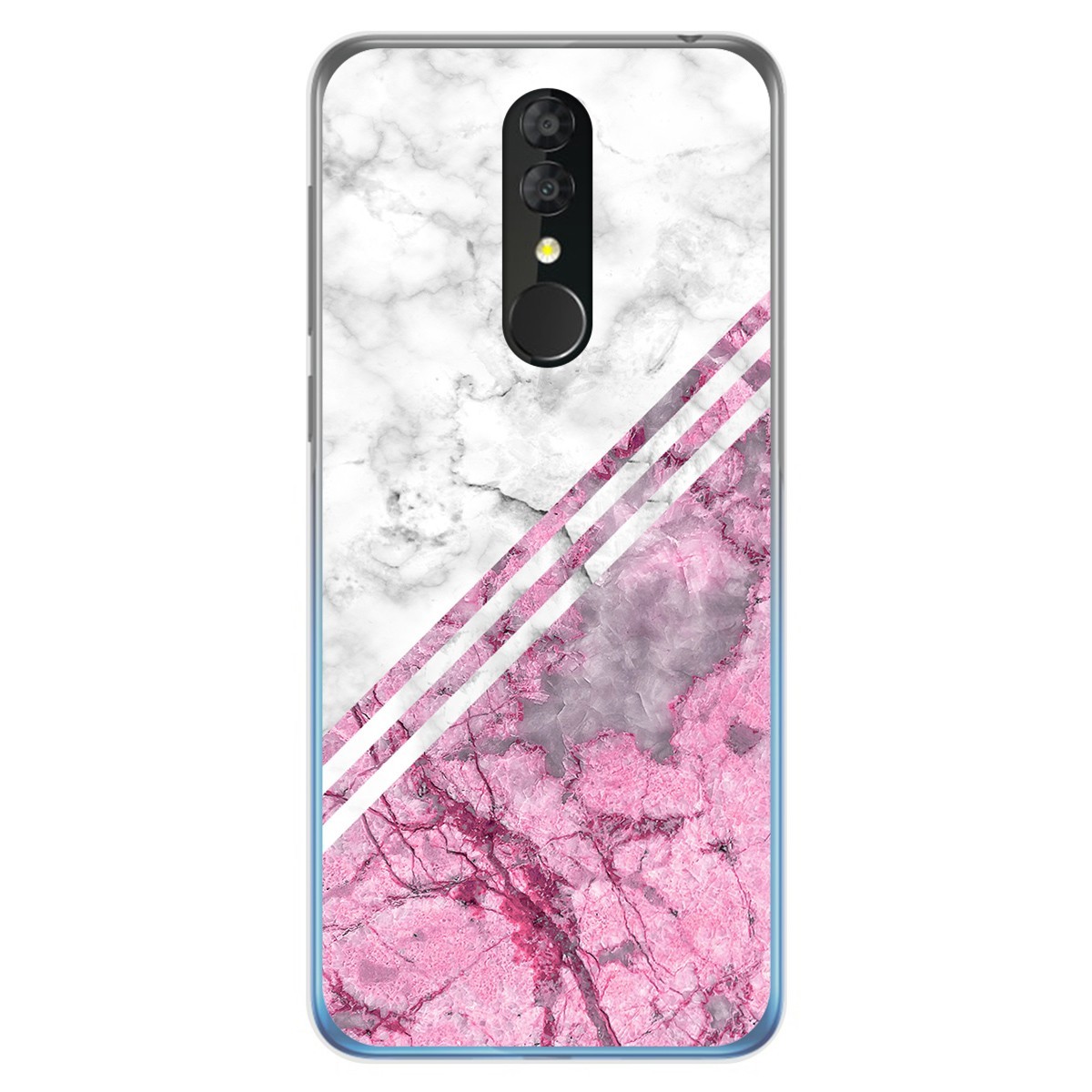Funda Gel Tpu para Alcatel 3 2019 diseño Mármol 03 Dibujos