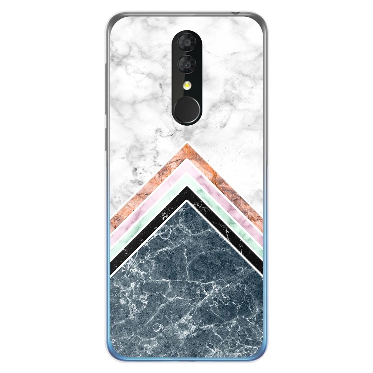 Funda Gel Tpu para Alcatel 3 2019 diseño Mármol 05 Dibujos