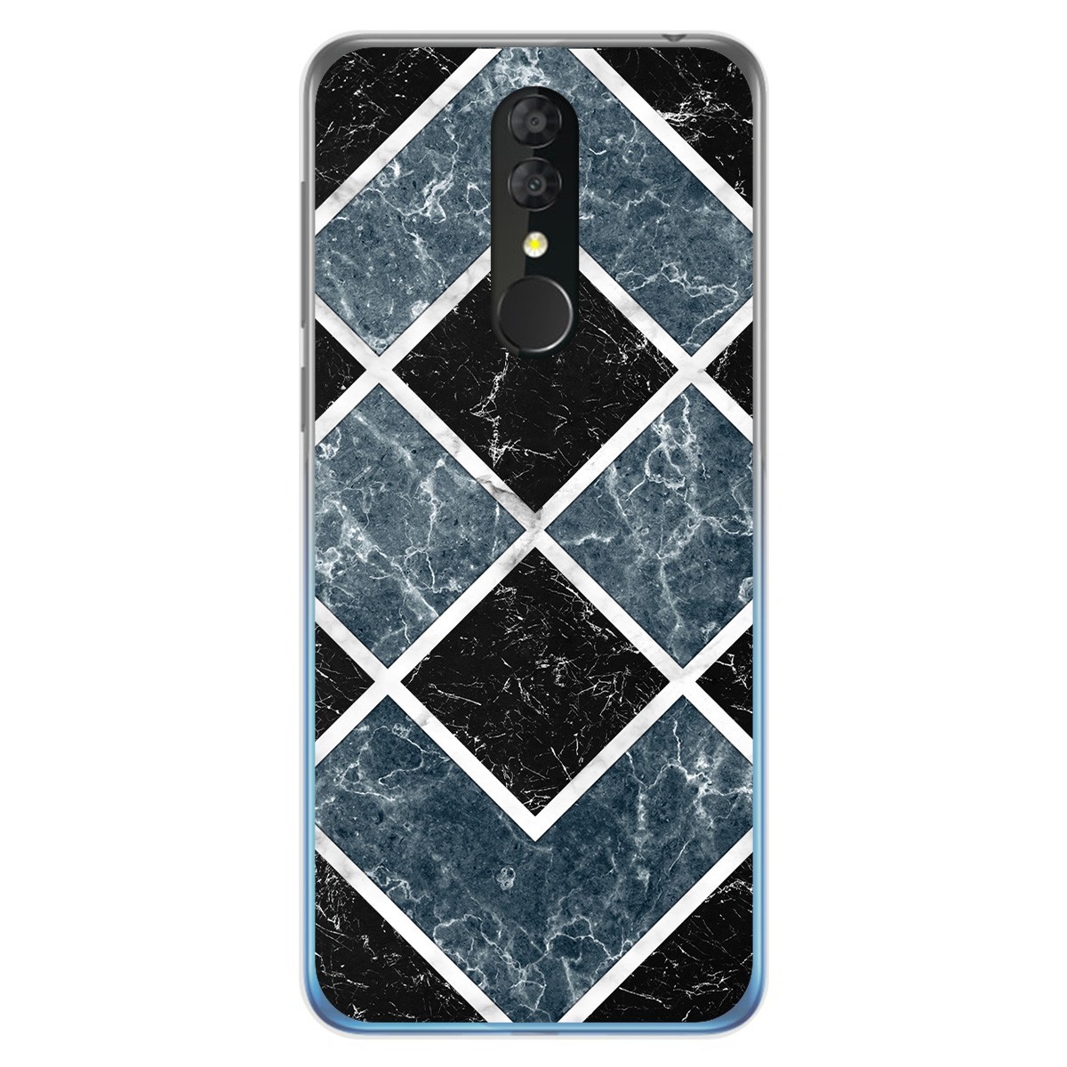 Funda Gel Tpu para Alcatel 3 2019 diseño Mármol 06 Dibujos