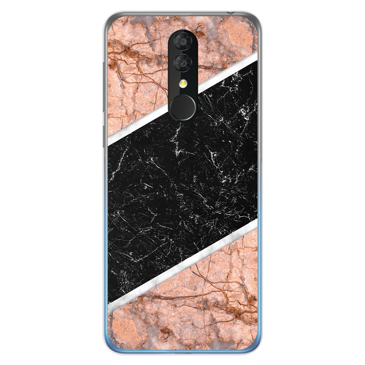 Funda Gel Tpu para Alcatel 3 2019 diseño Mármol 07 Dibujos