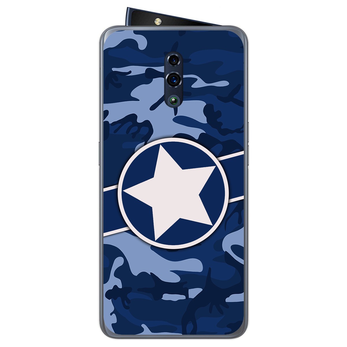 Funda Gel Tpu para Oppo Reno diseño Camuflaje 03 Dibujos