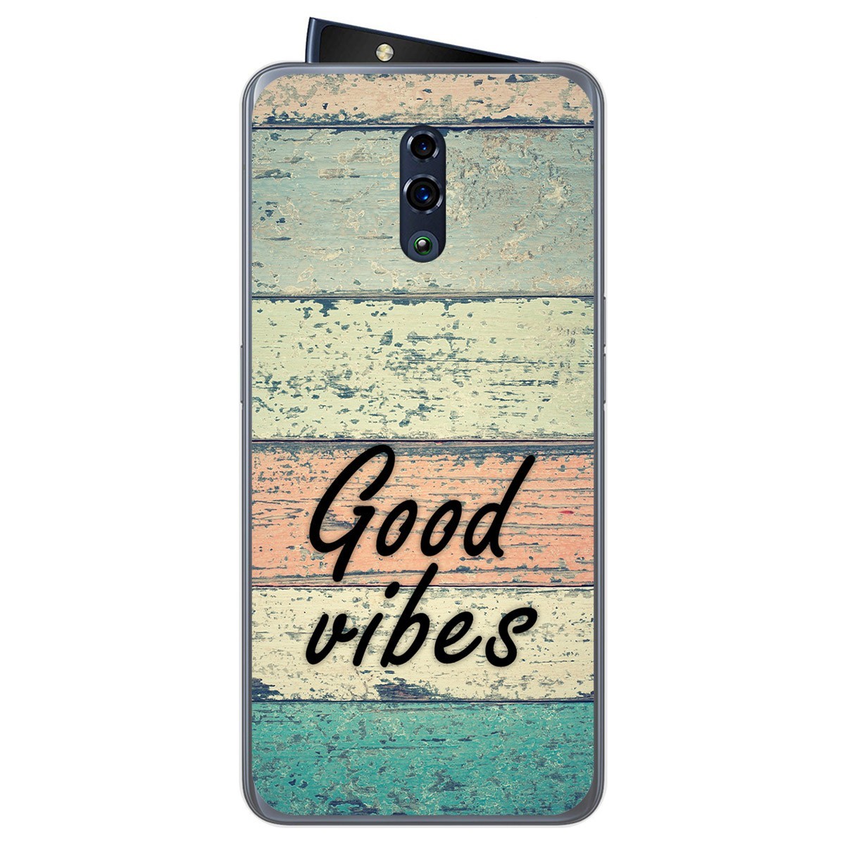 Funda Gel Tpu para Oppo Reno diseño Madera 01 Dibujos