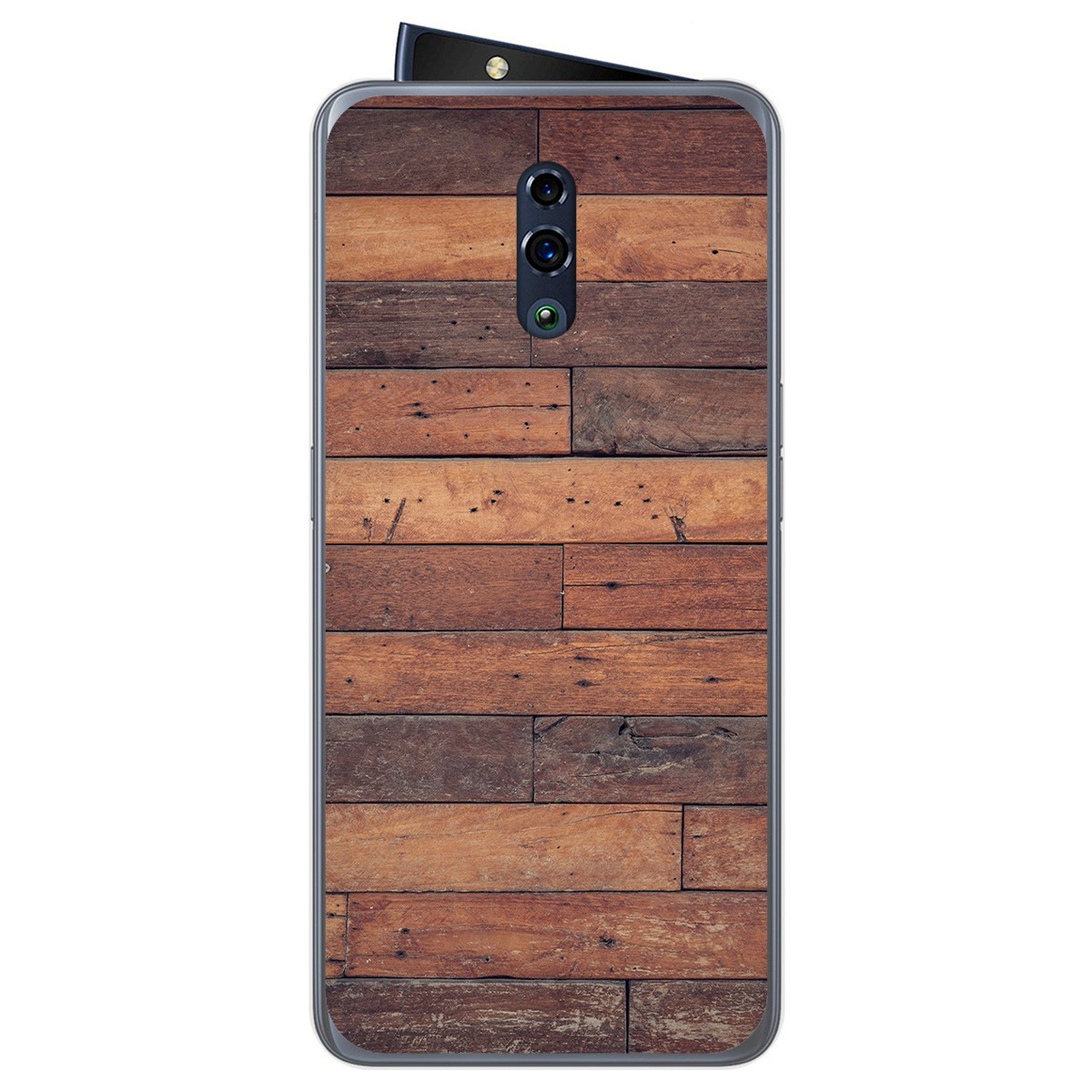 Funda Gel Tpu para Oppo Reno diseño Madera 03 Dibujos