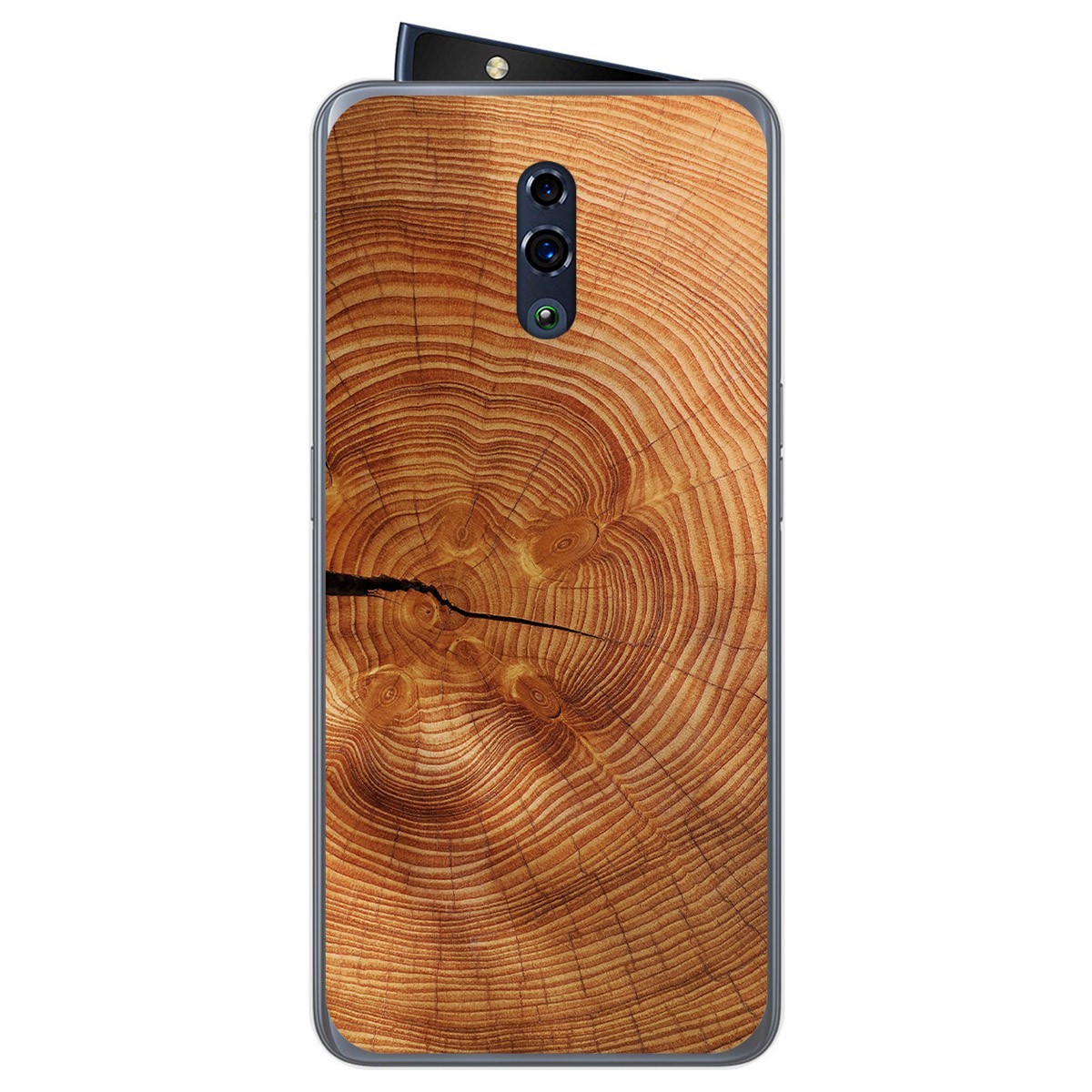 Funda Gel Tpu para Oppo Reno diseño Madera 04 Dibujos