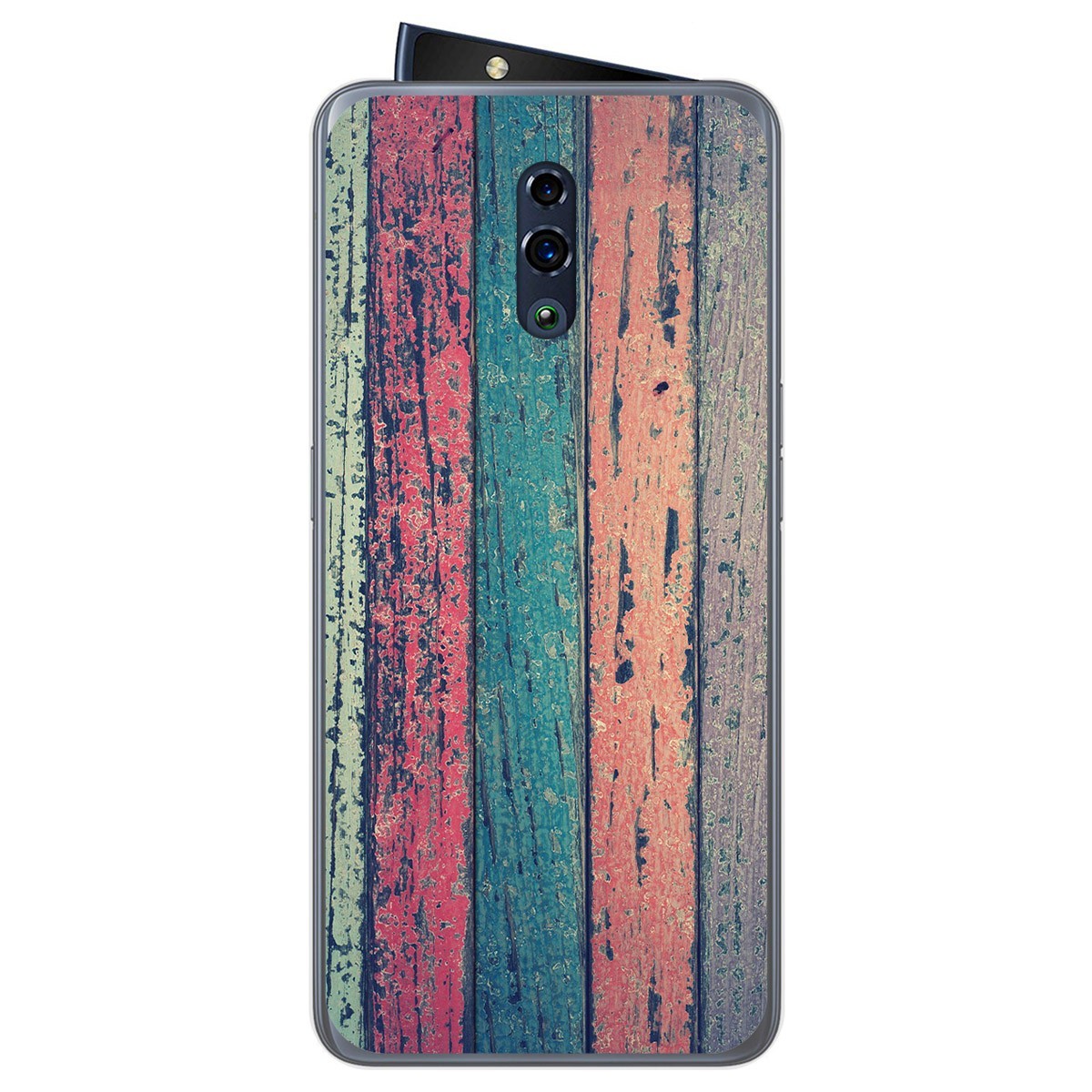 Funda Gel Tpu para Oppo Reno diseño Madera 10 Dibujos