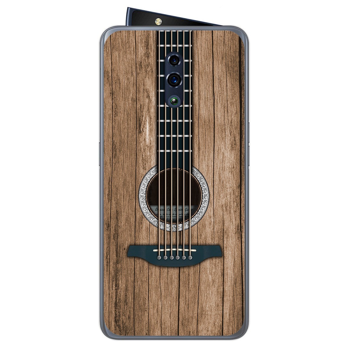 Funda Gel Tpu para Oppo Reno diseño Madera 11 Dibujos