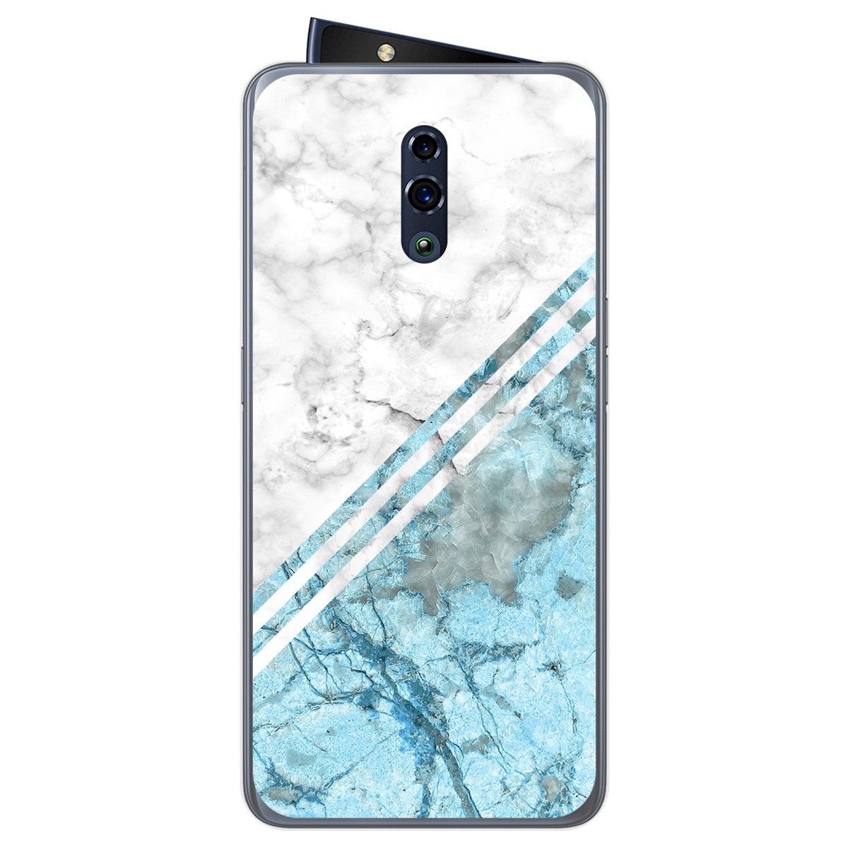 Funda Gel Tpu para Oppo Reno diseño Mármol 02 Dibujos