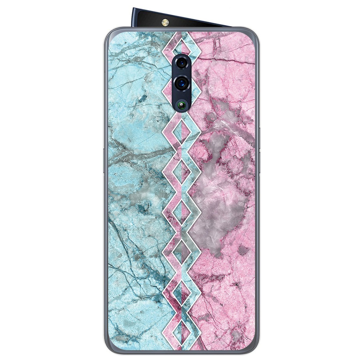 Funda Gel Tpu para Oppo Reno diseño Mármol 08 Dibujos
