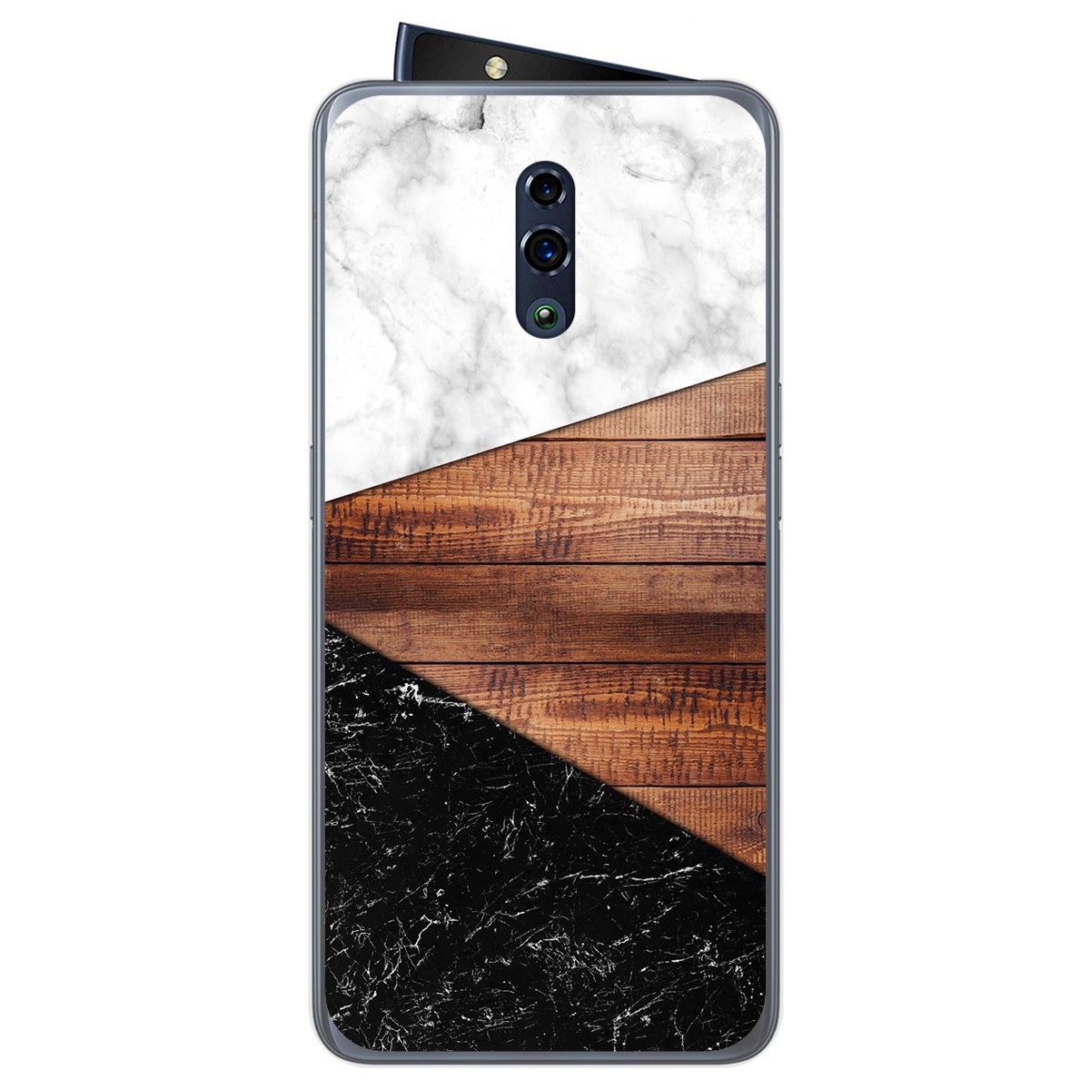 Funda Gel Tpu para Oppo Reno diseño Mármol 11 Dibujos
