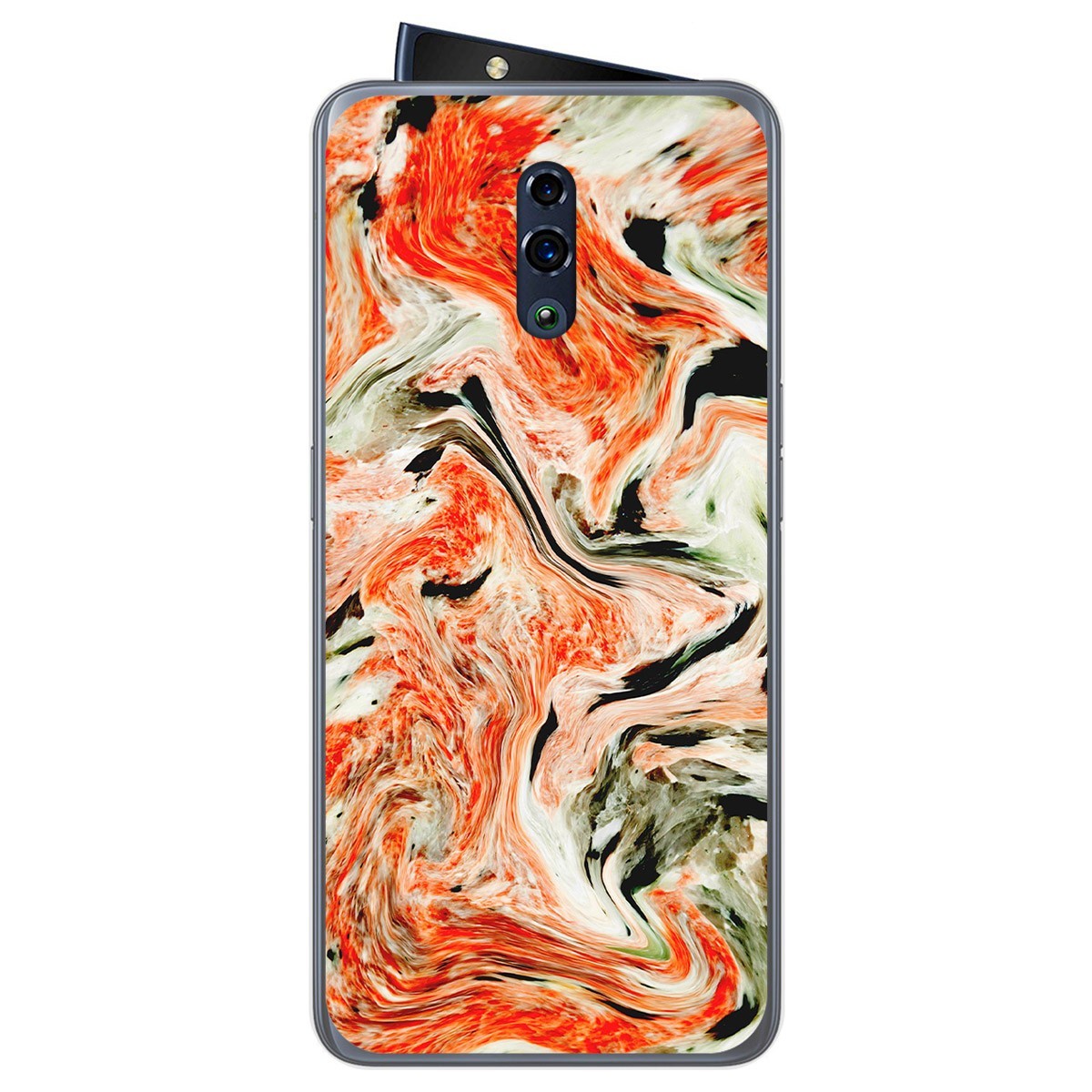 Funda Gel Tpu para Oppo Reno diseño Mármol 12 Dibujos