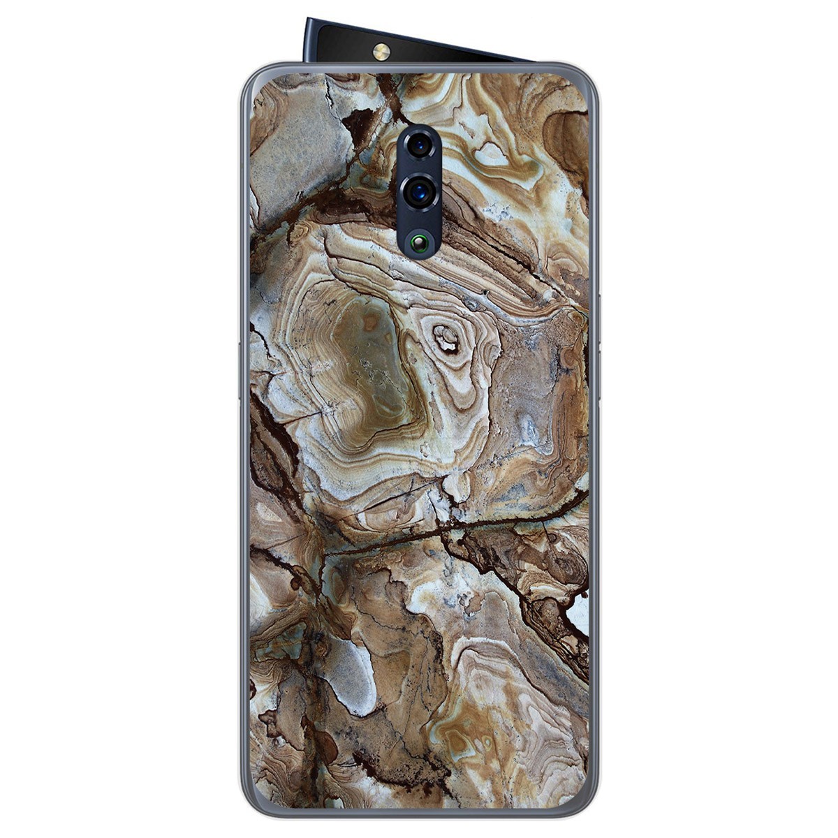 Funda Gel Tpu para Oppo Reno diseño Mármol 14 Dibujos