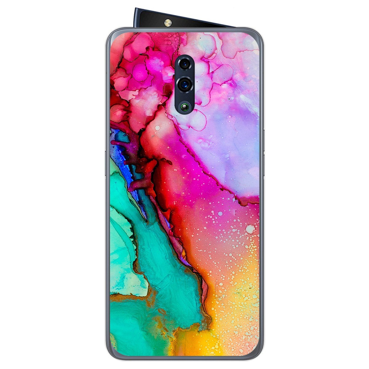 Funda Gel Tpu para Oppo Reno diseño Mármol 15 Dibujos