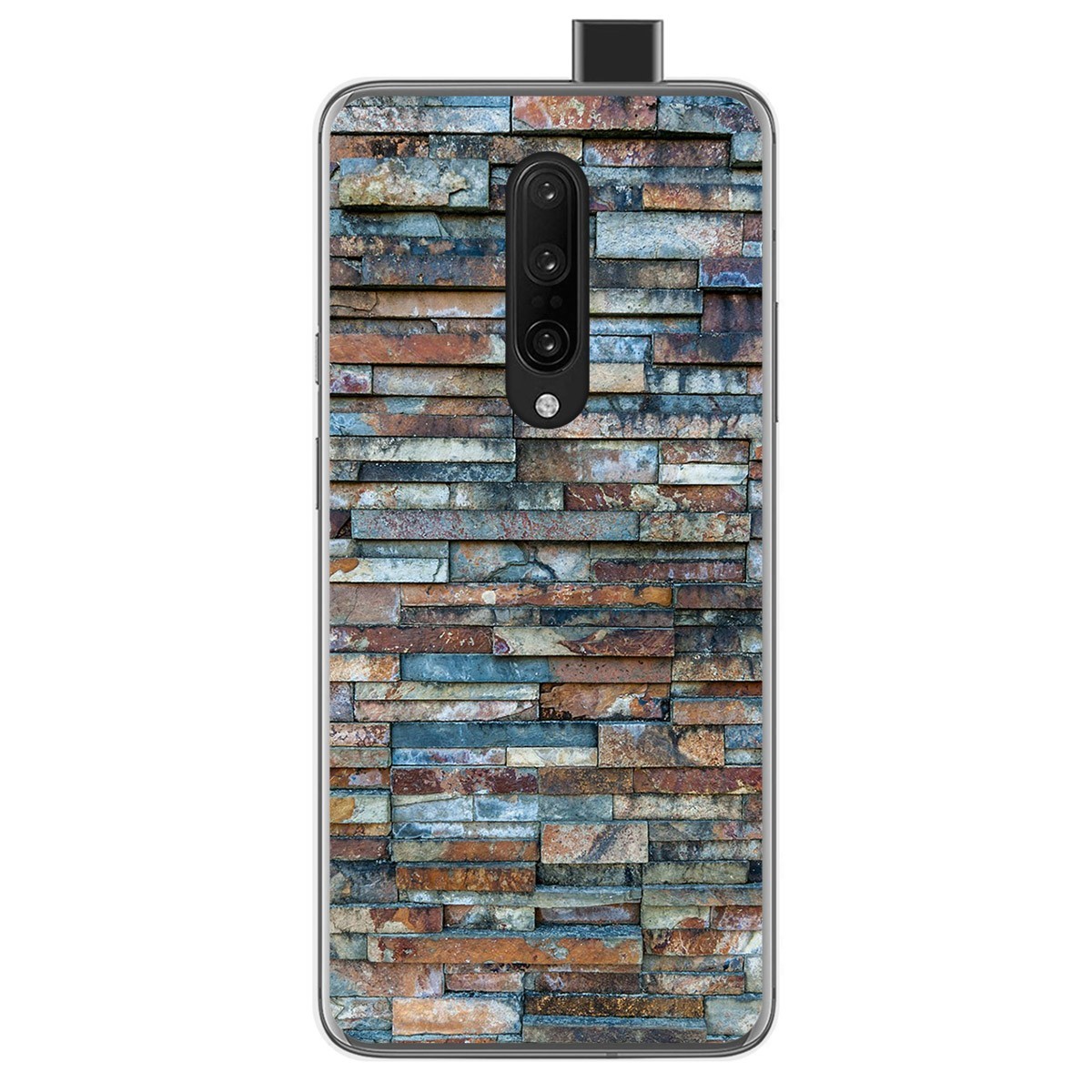 Funda Gel Tpu para Oneplus 7 Pro diseño Ladrillo 05 Dibujos