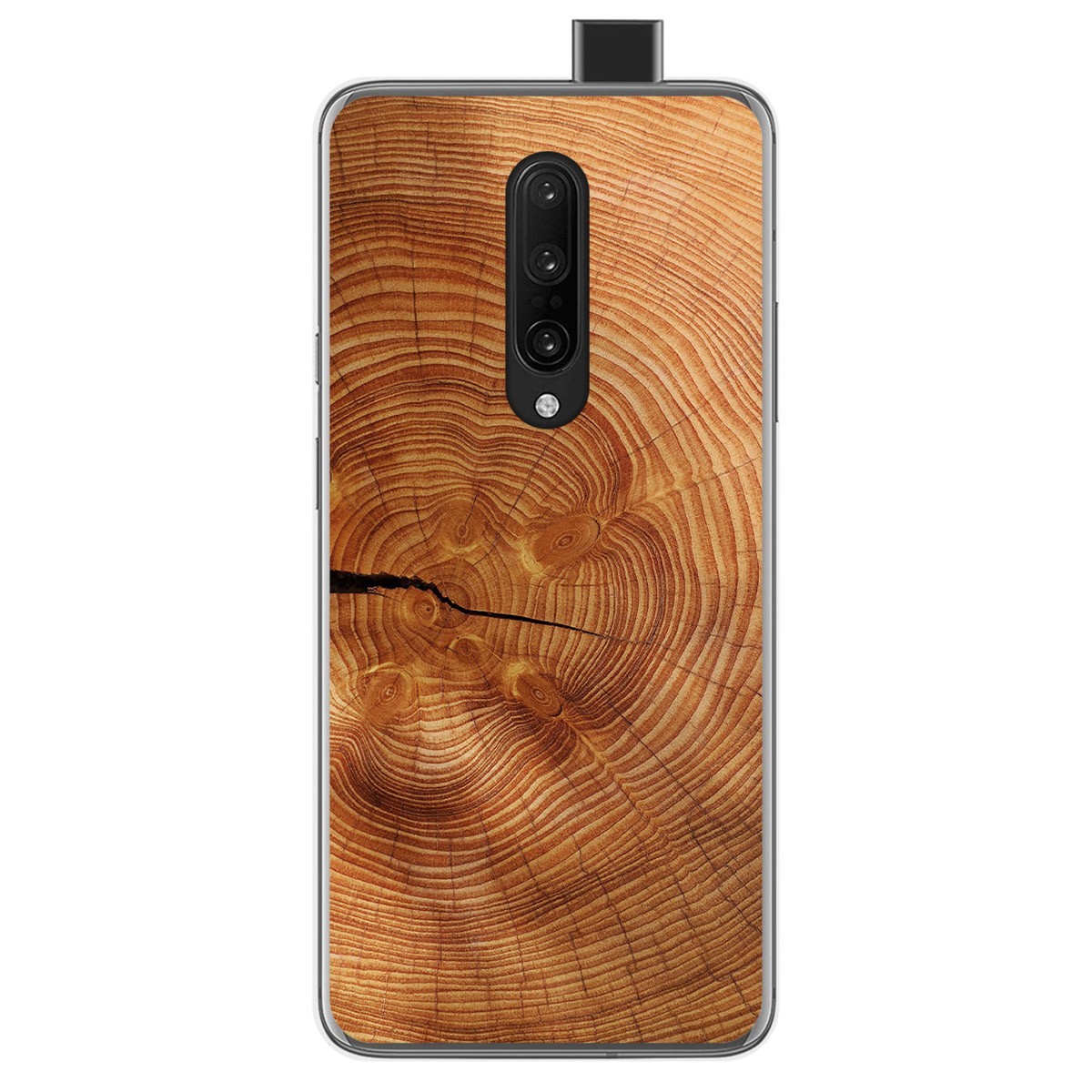 Funda Gel Tpu para Oneplus 7 Pro diseño Madera 04 Dibujos