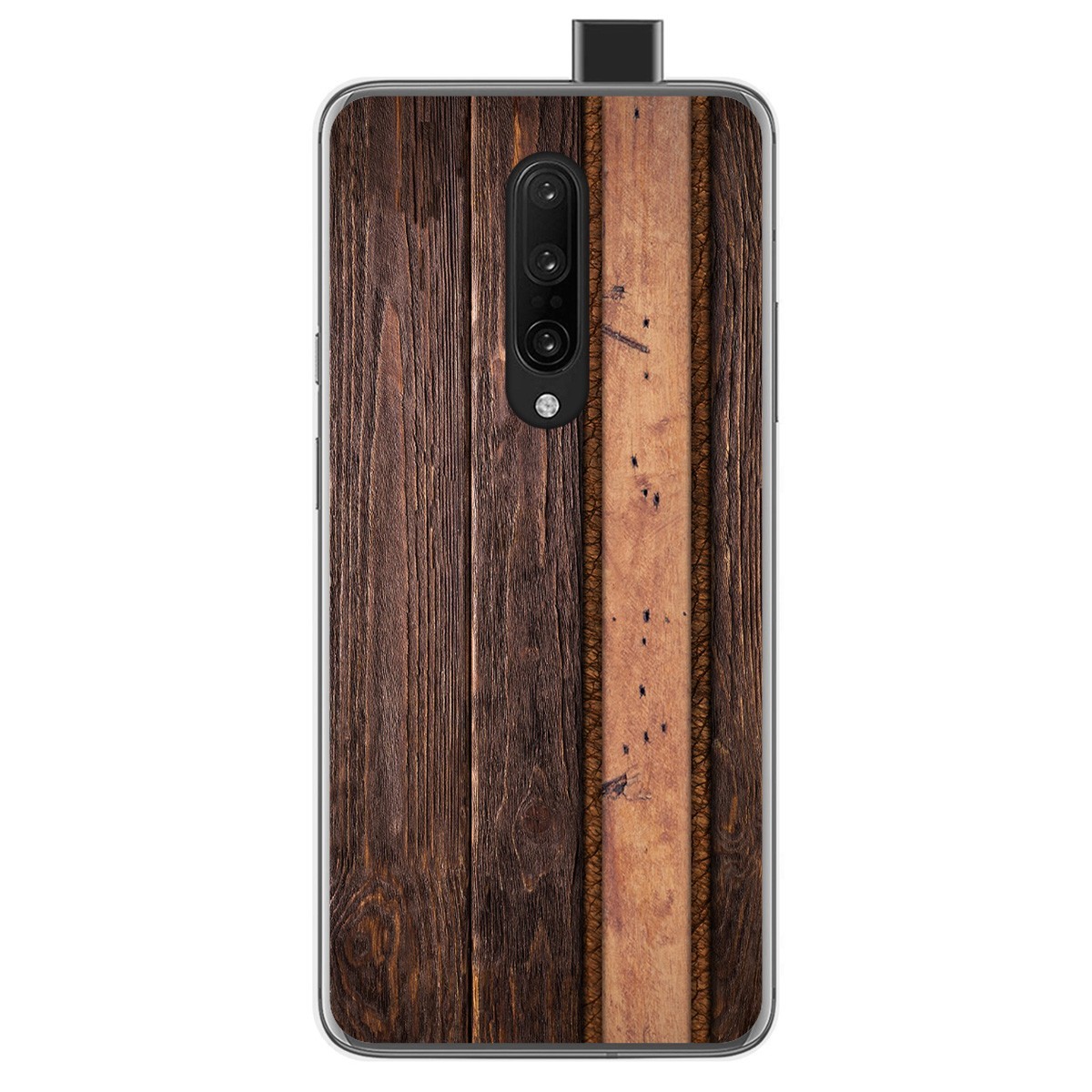 Funda Gel Tpu para Oneplus 7 Pro diseño Madera 05 Dibujos