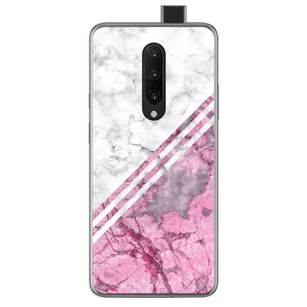 Funda Gel Tpu para Oneplus 7 Pro diseño Mármol 03 Dibujos