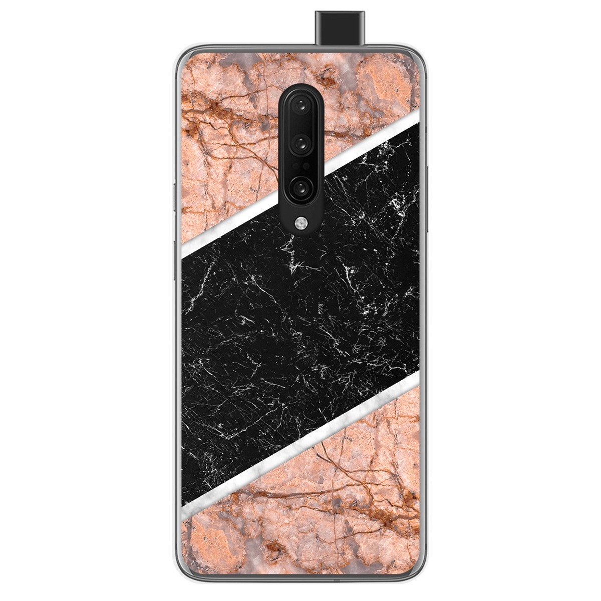Funda Gel Tpu para Oneplus 7 Pro diseño Mármol 07 Dibujos