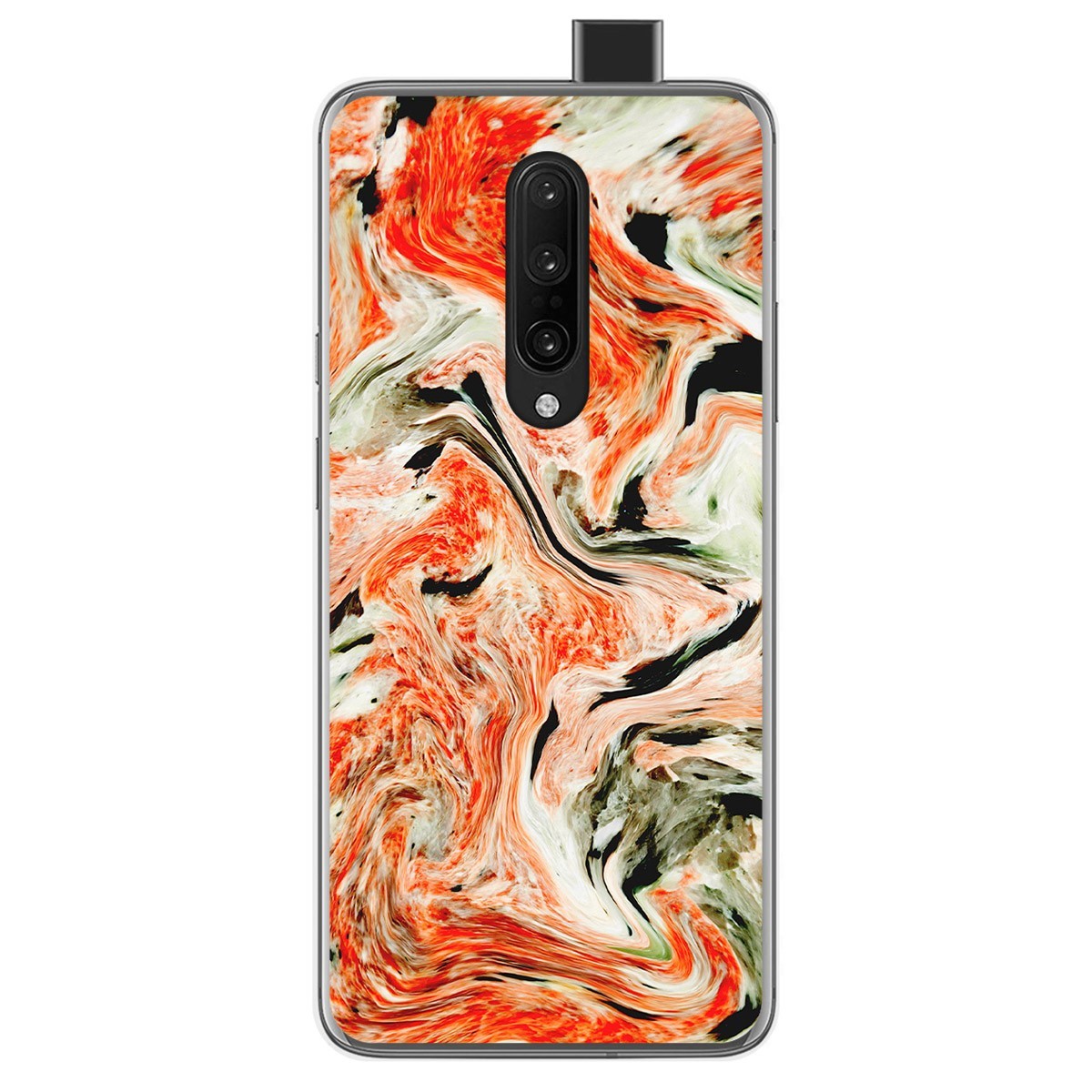 Funda Gel Tpu para Oneplus 7 Pro diseño Mármol 12 Dibujos