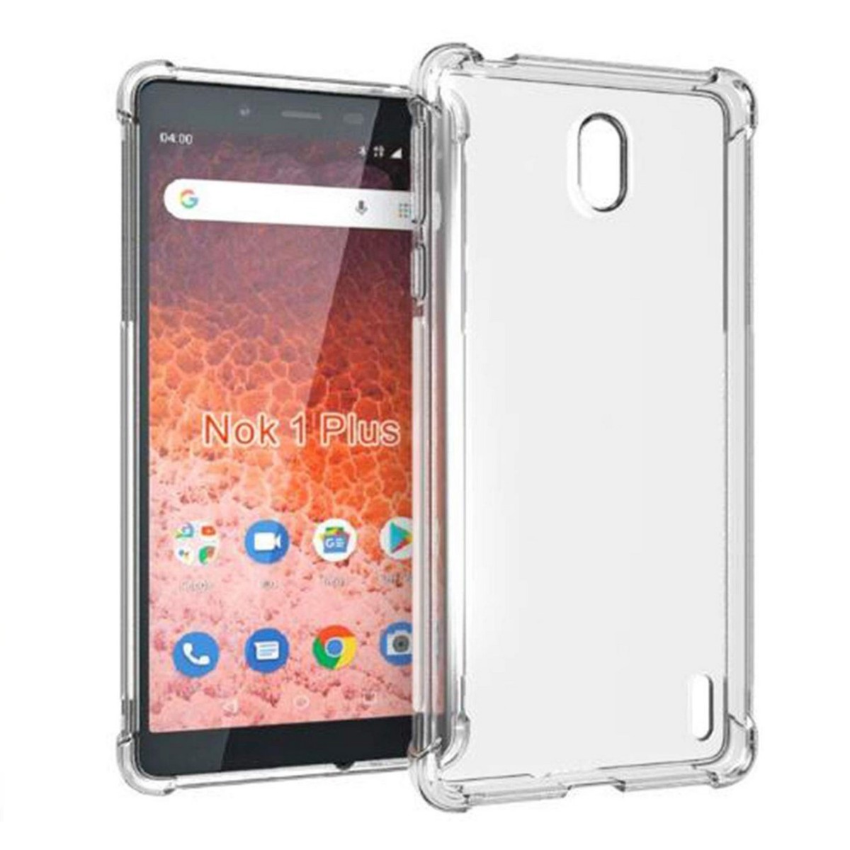 Funda Gel Tpu Anti-Shock Transparente para Nokia 1 Plus