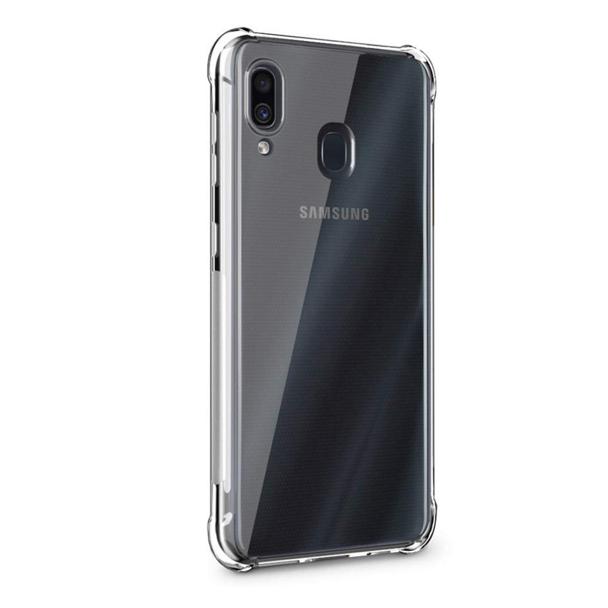 Funda Gel Tpu Anti-Shock Transparente para Samsung Galaxy A20 / A30