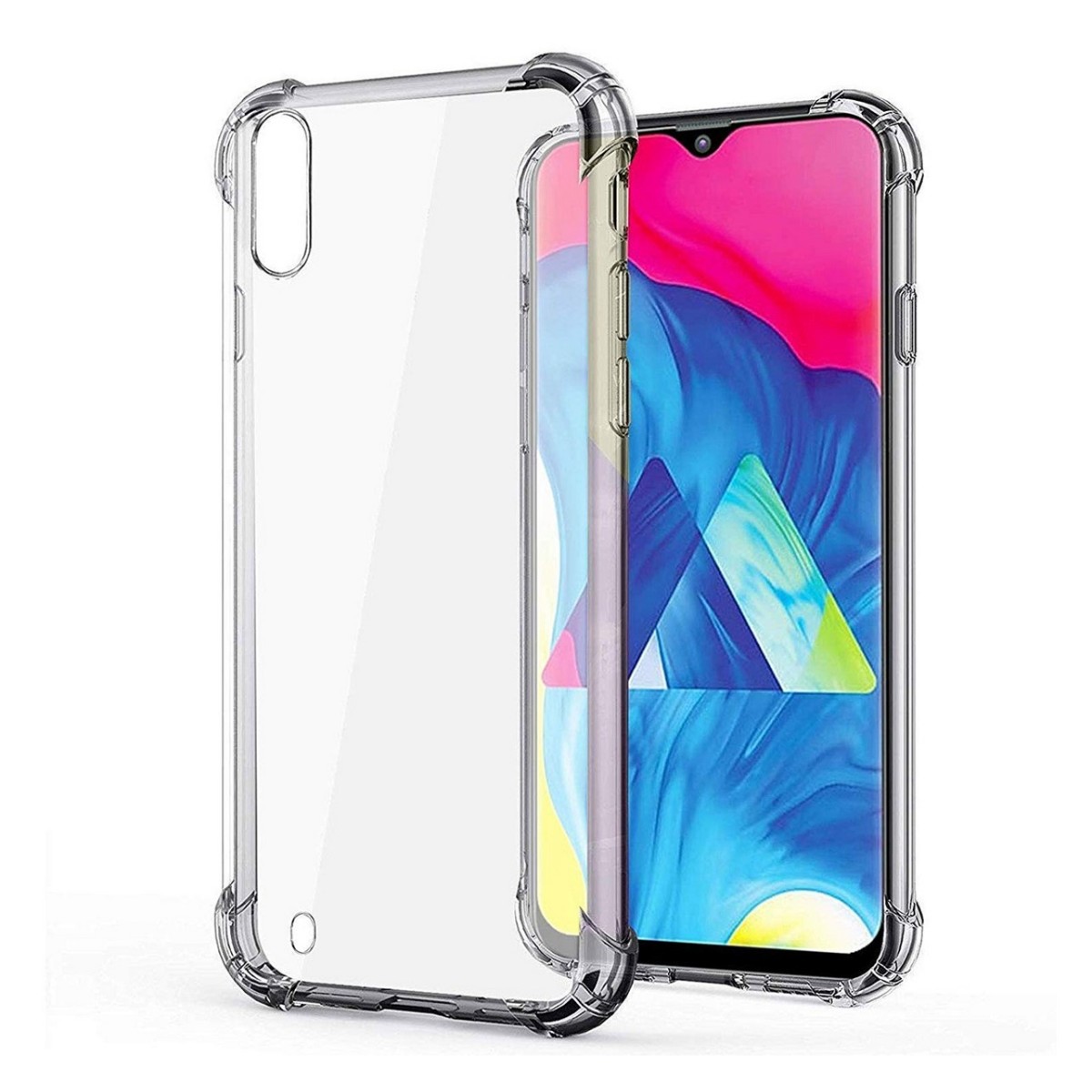 Funda Gel Tpu Anti-Shock Transparente para Samsung Galaxy M10