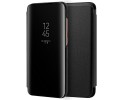 Funda Flip Cover Clear View para Samsung Galaxy A70 color Negra