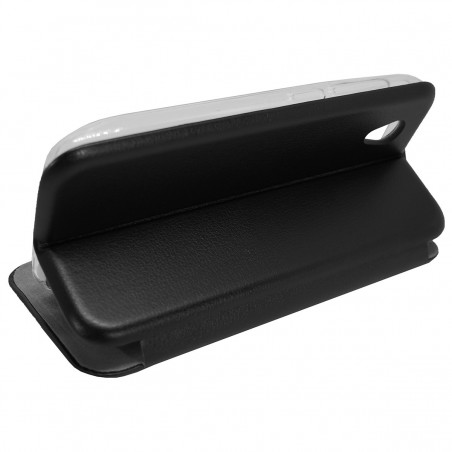Funda Libro Soporte Magnética Elegance Negra para Alcatel 1 (2019)
