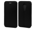 Funda Libro Soporte Magnética Elegance Negra para Motorola Moto G7 Power