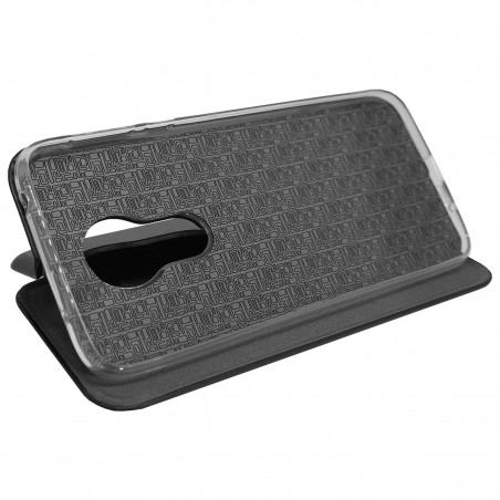 Funda Libro Soporte Magnética Elegance Negra para Motorola Moto G7 Power