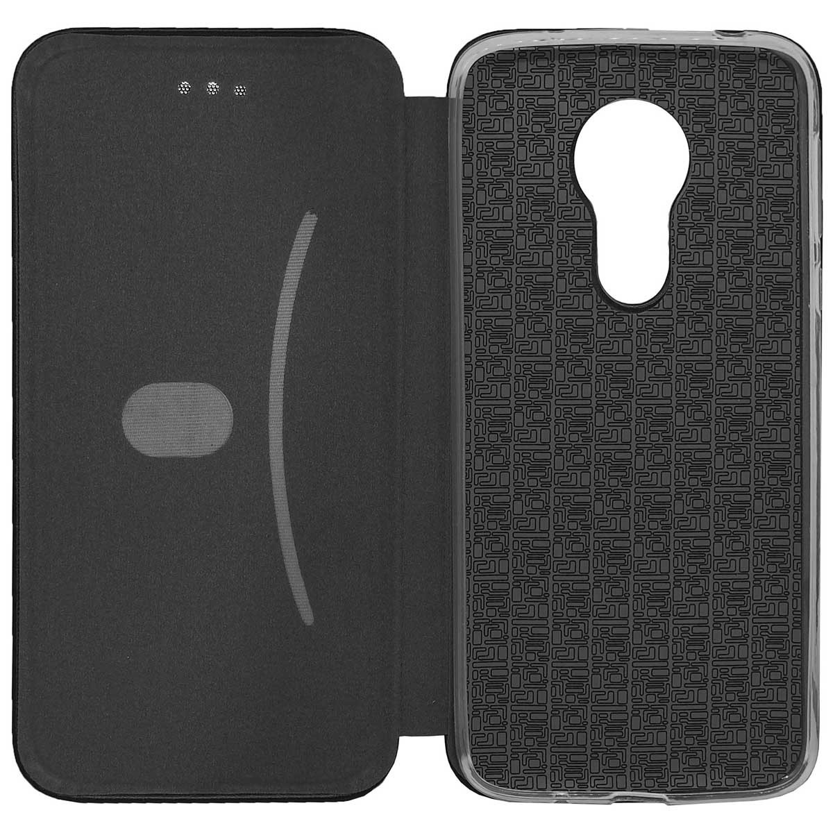Funda Libro Soporte Magnética Elegance Negra para Motorola Moto G7 Power