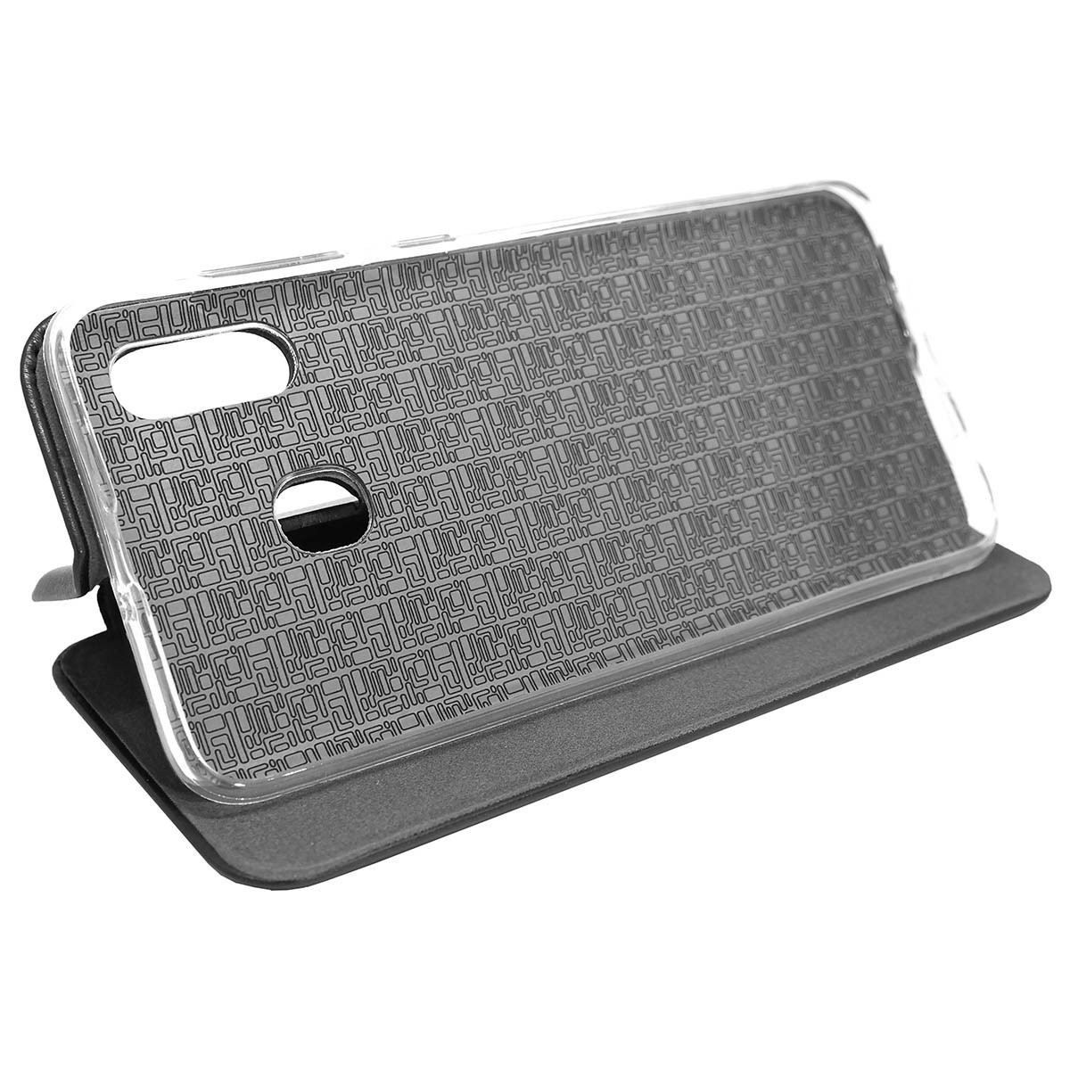 Funda Libro Soporte Magnética Elegance Negra para Samsung Galaxy A20 / A30