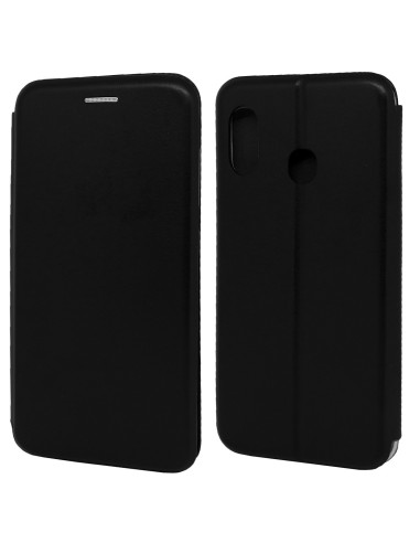 Funda Libro Soporte Magnética Elegance Negra para Samsung Galaxy A40
