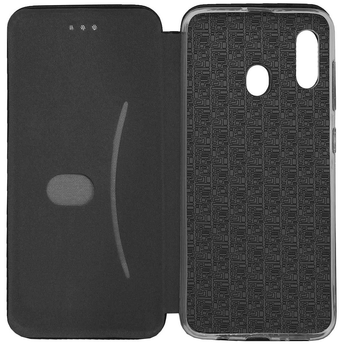 Funda Libro Soporte Magnética Elegance Negra para Samsung Galaxy A40