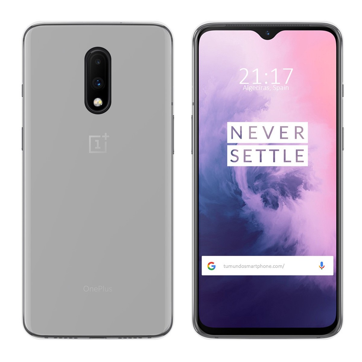 Funda Gel Tpu para Oneplus 7 Color Transparente