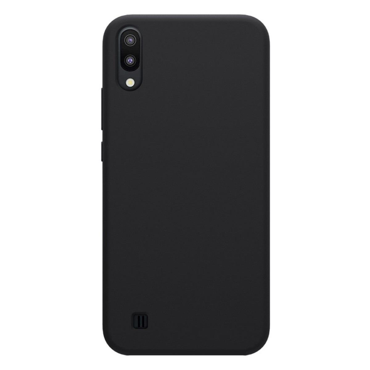 Funda Silicona Líquida Ultra Suave para Samsung Galaxy M10 color Negra