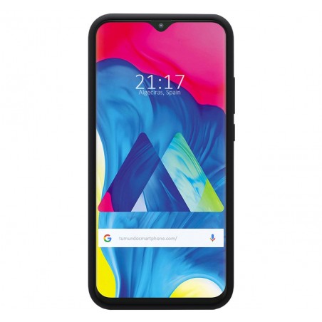 Funda Silicona Líquida Ultra Suave para Samsung Galaxy M10 color Negra