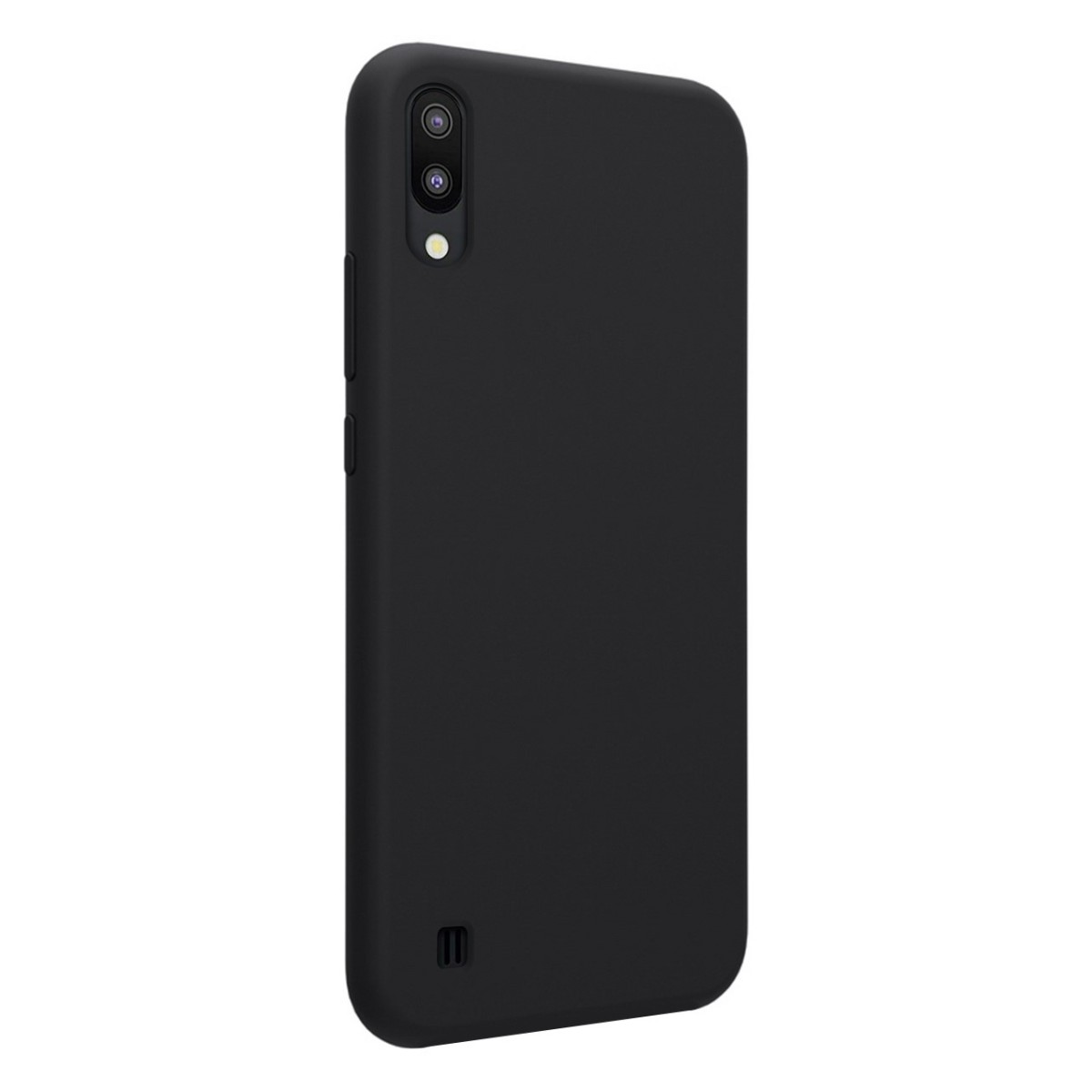 Funda Silicona Líquida Ultra Suave para Samsung Galaxy M10 color Negra